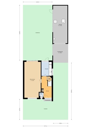 Floorplan - Oude Bocht 29, 3752 DE Bunschoten-Spakenburg